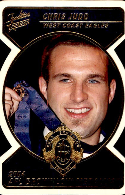 Chris Judd, Die Cut Medal Winner, 2005 Select AFL Tradition