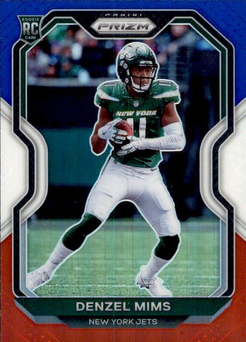 Denzel Mims, RC, Red White Blue Prizm, 2020 Panini Prizm Football NFL