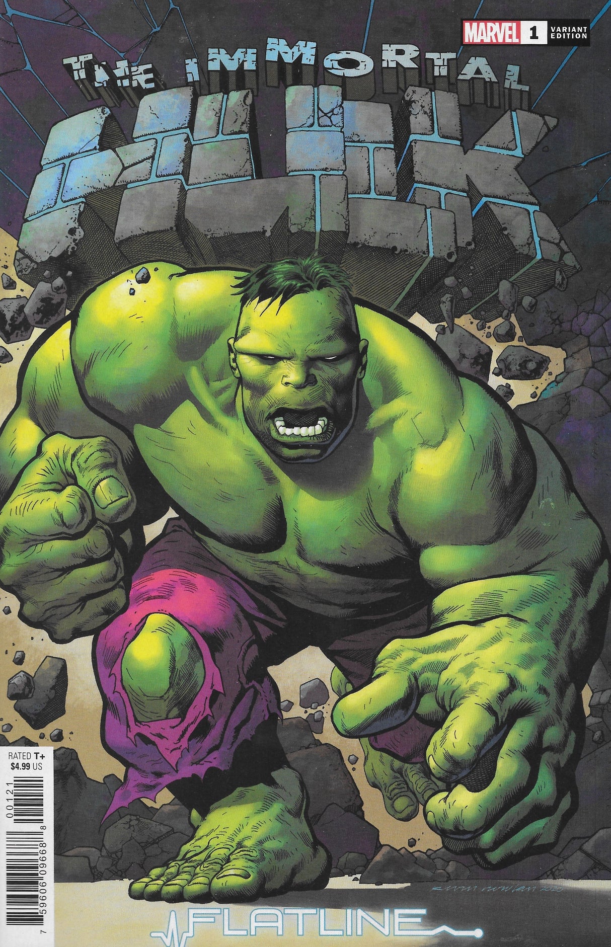The Immortal Hulk Flatline #1 Variant Comic