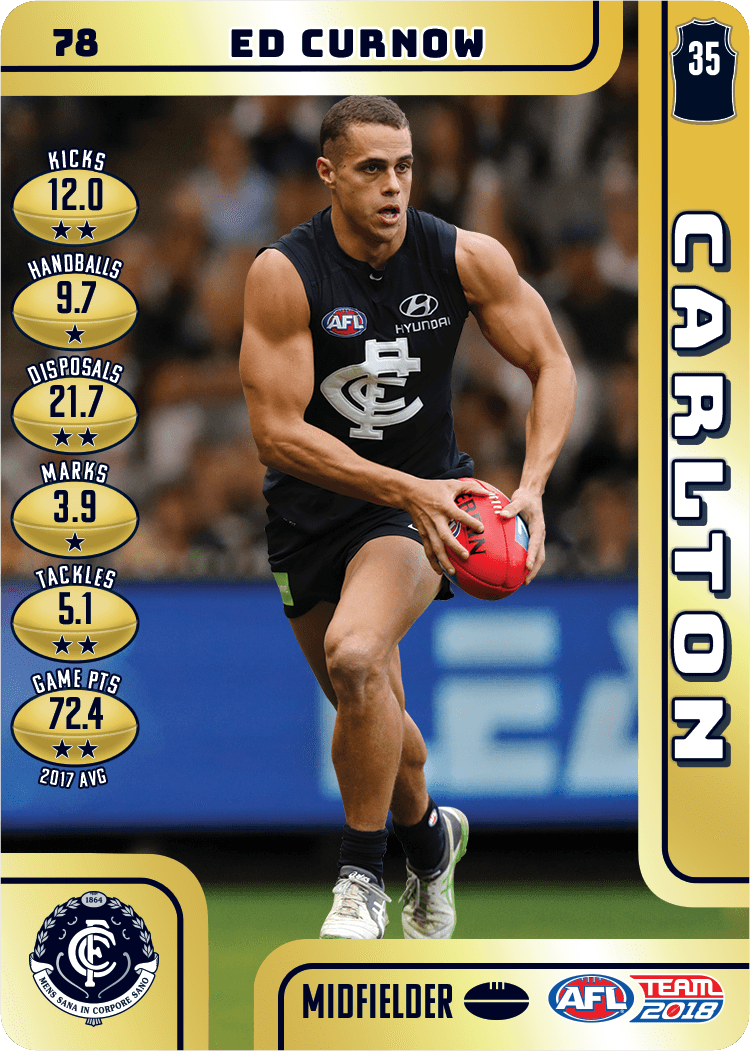 Ed Curnow, Gold, 2018 Teamcoach AFL