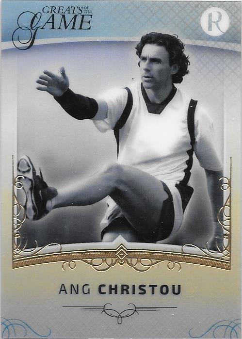 Ang Christou, Gold Parallel, 2017 Regal Football Greats of the Game