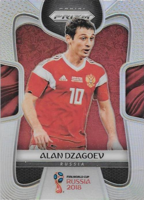 Alan Dzagoev, Silver Refractor, 2018 Panini Prizm World Cup Soccer