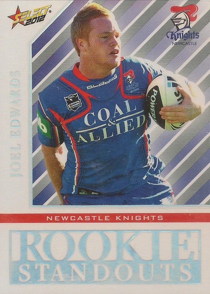Joel Edwards, Rookie Standouts, 2012 Select NRL Champions