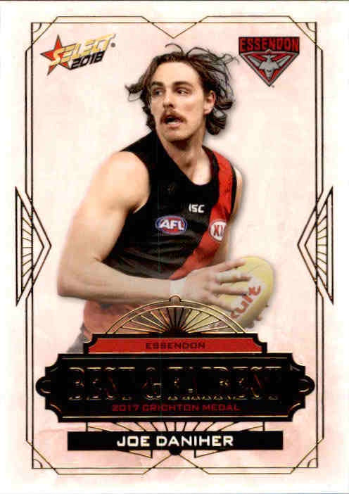 Joe Daniher, Best & Fairest, 2018 Select AFL Footy Stars