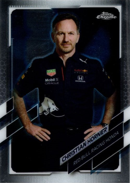 Christian Horner, #84, 2021 Topps Chrome Formula 1 Racing