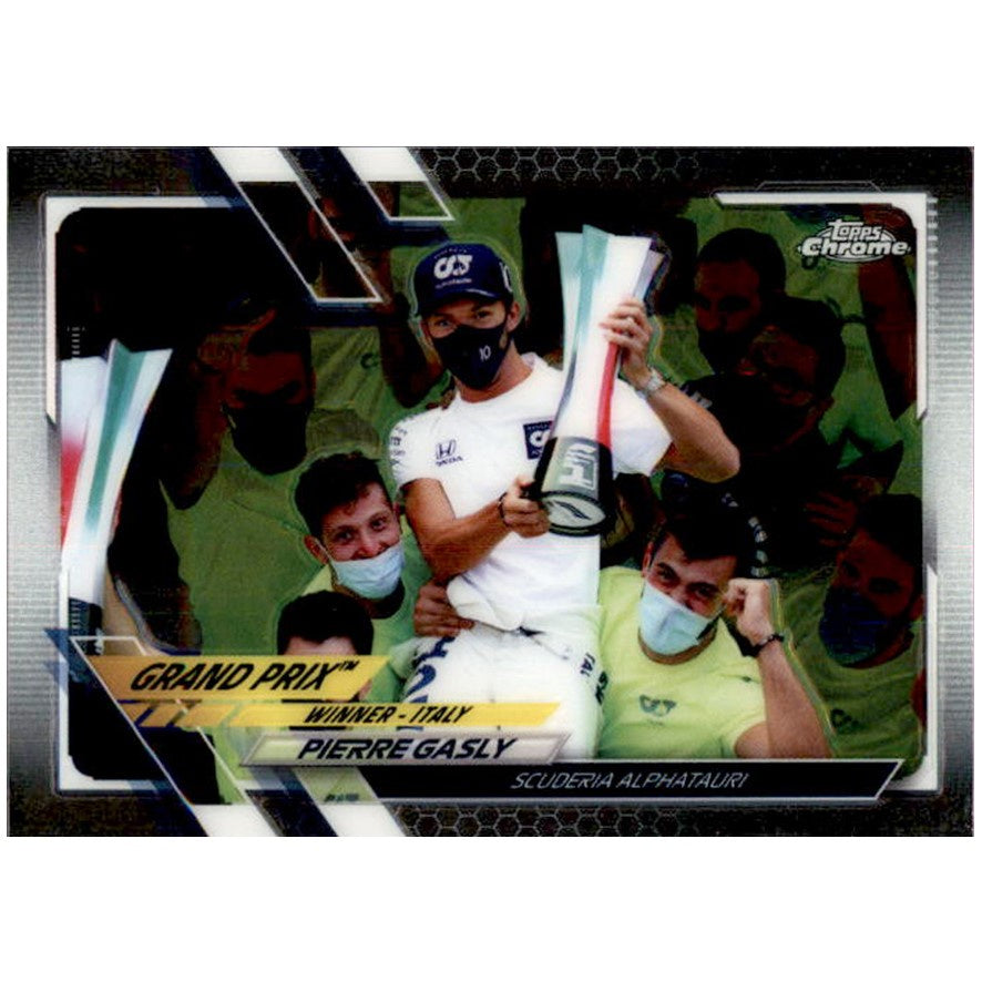 Pierre Gasley, #145, 2021 Topps Chrome Formula 1 Racing