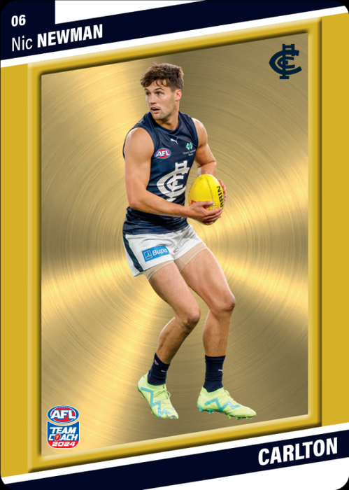 Nic Newman, 06, Gold Parallel, 2024 Teamcoach AFL