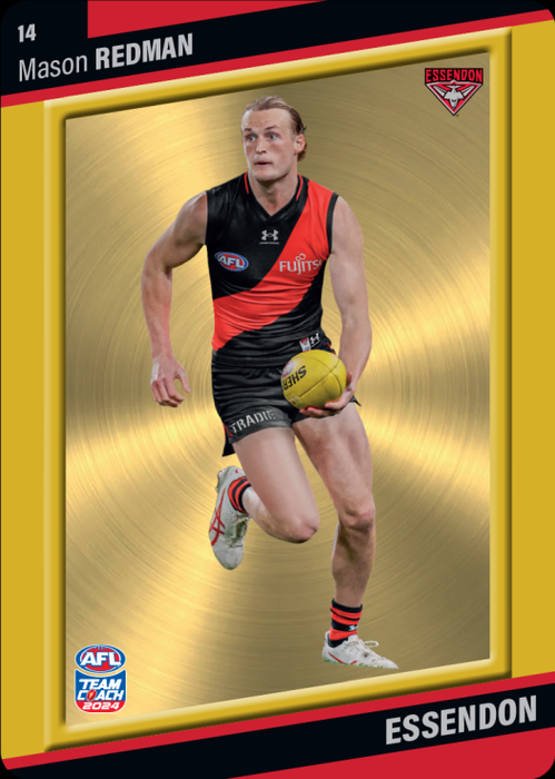 Mason Redman, 14, Gold Parallel, 2024 Teamcoach AFL