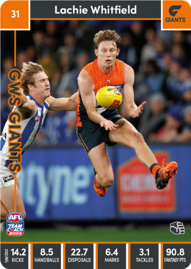 2023 Teamcoach AFL Common Cards -  Cards 1 to 100 - Pick Your Card