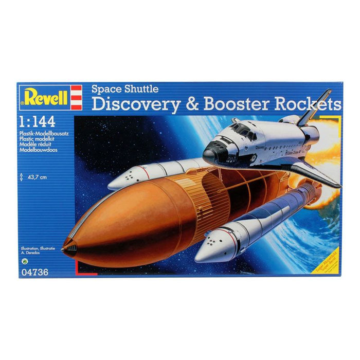 REVELL SPACE SHUTTLE DISCOVERY & BOOSTER, 1:144 Scale MODEL KIT