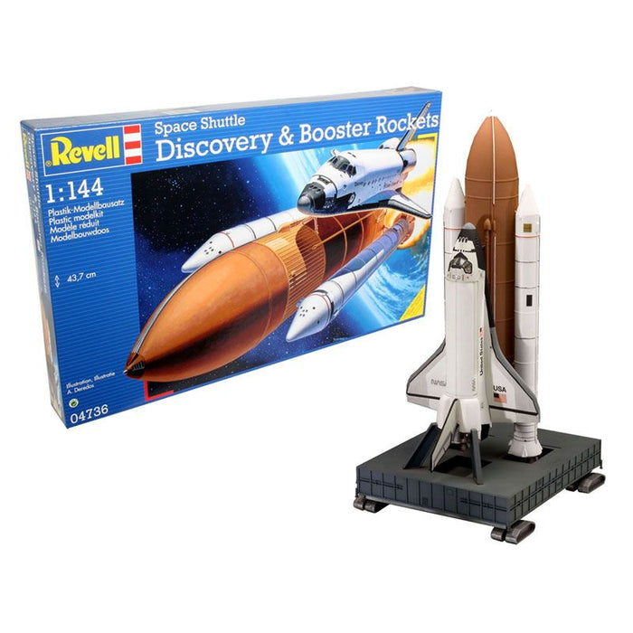 REVELL SPACE SHUTTLE DISCOVERY & BOOSTER, 1:144 Scale MODEL KIT