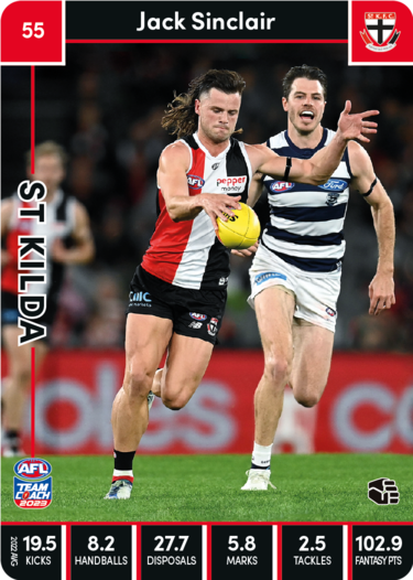 2023 Teamcoach AFL Common Cards -  Cards 1 to 100 - Pick Your Card