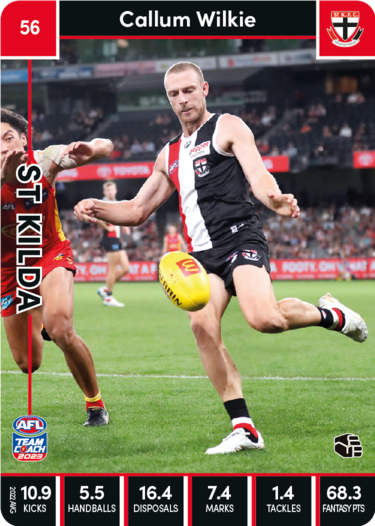 2023 Teamcoach AFL Common Cards -  Cards 1 to 100 - Pick Your Card