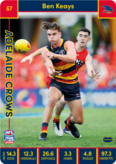 2023 Teamcoach AFL Common Cards -  Cards 1 to 100 - Pick Your Card