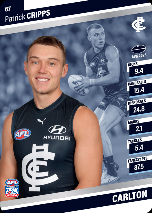 2024 Teamcoach AFL Silver Parallel Cards - Cards 1 to 100 - Pick Your Card