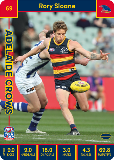 2023 Teamcoach AFL Common Cards -  Cards 1 to 100 - Pick Your Card