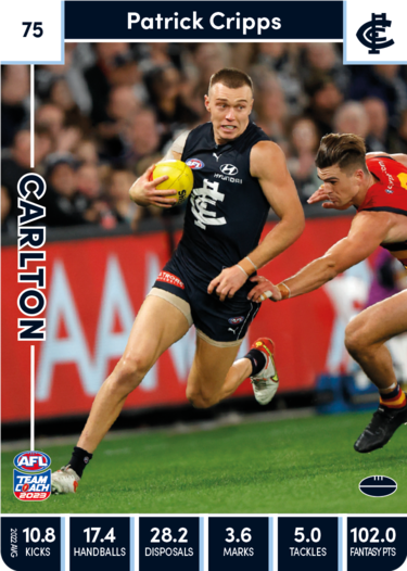 2023 Teamcoach AFL Common Cards -  Cards 1 to 100 - Pick Your Card