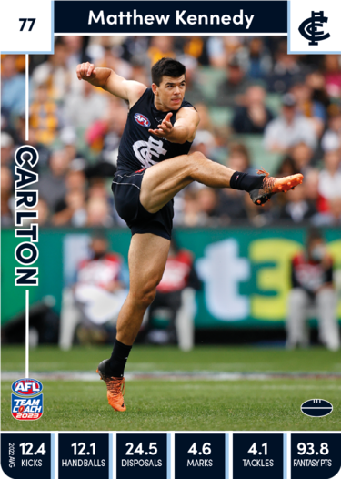 2023 Teamcoach AFL Common Cards -  Cards 1 to 100 - Pick Your Card