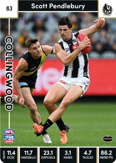 2023 Teamcoach AFL Common Cards -  Cards 1 to 100 - Pick Your Card