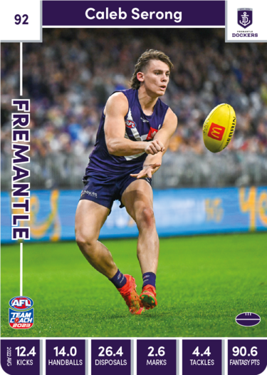 2023 Teamcoach AFL Common Cards -  Cards 1 to 100 - Pick Your Card