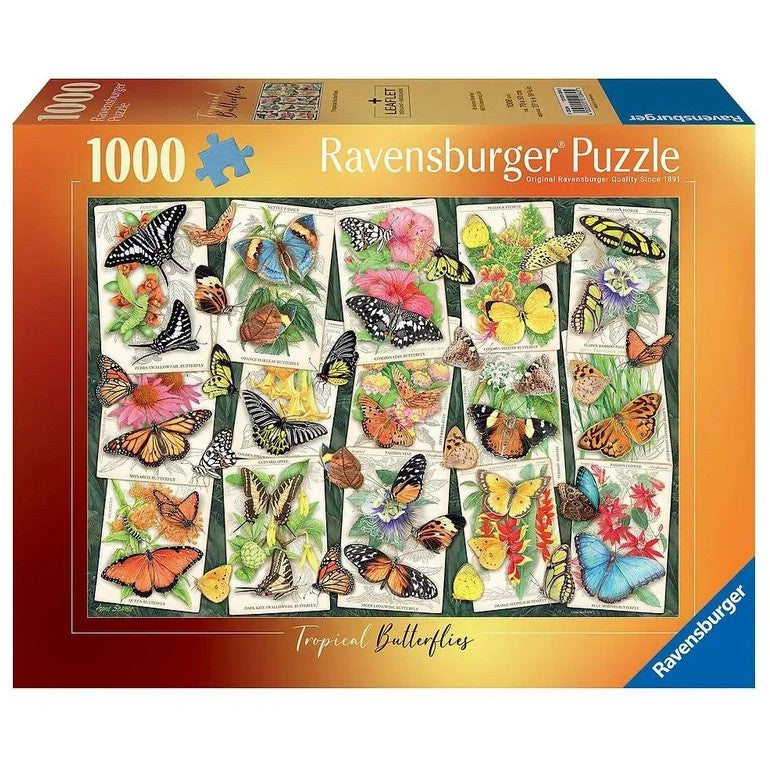 Ravensburger - Tropical Butterflies - 1000 Piece Jigsaw Puzzle