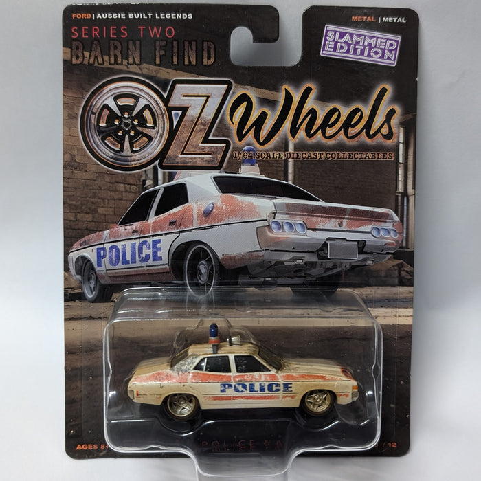 Ford XA Police Falcon GT, #10/12, Barn Find, Oz Wheels Series 2, 1:64 Scale Diecast Car