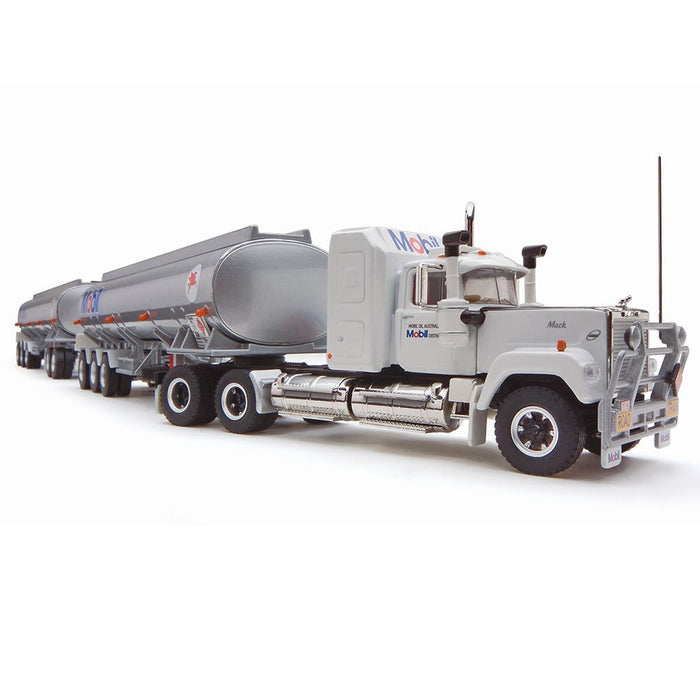 Highway Replicas 12028, Tanker Road Train MOBIL & 12972 Tanker Trailer MOBIL, 1:64 Scale Diecast