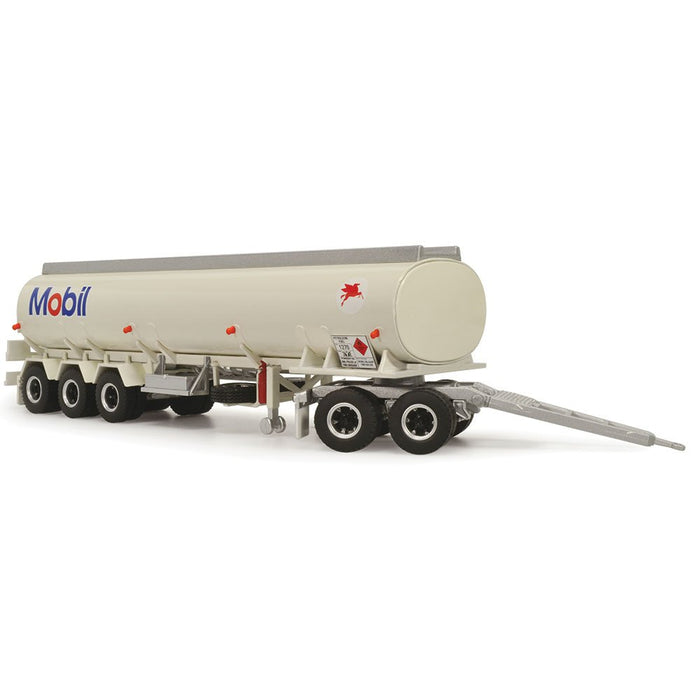 Highway Replicas 12028, Tanker Road Train MOBIL & 12972 Tanker Trailer MOBIL, 1:64 Scale Diecast