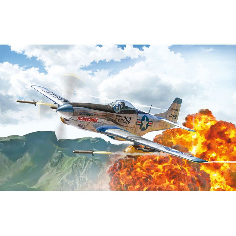 ITALERI F-51D KOREAN WAR 1:72 Scale Model Kit AUST.DECALS
