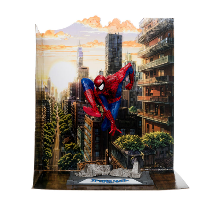 McFarlane Spider-Man (Spider-Man #6) 1:10th Scale Posed Figure w/Scene