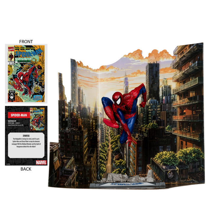 McFarlane Spider-Man (Spider-Man #6) 1:10th Scale Posed Figure w/Scene