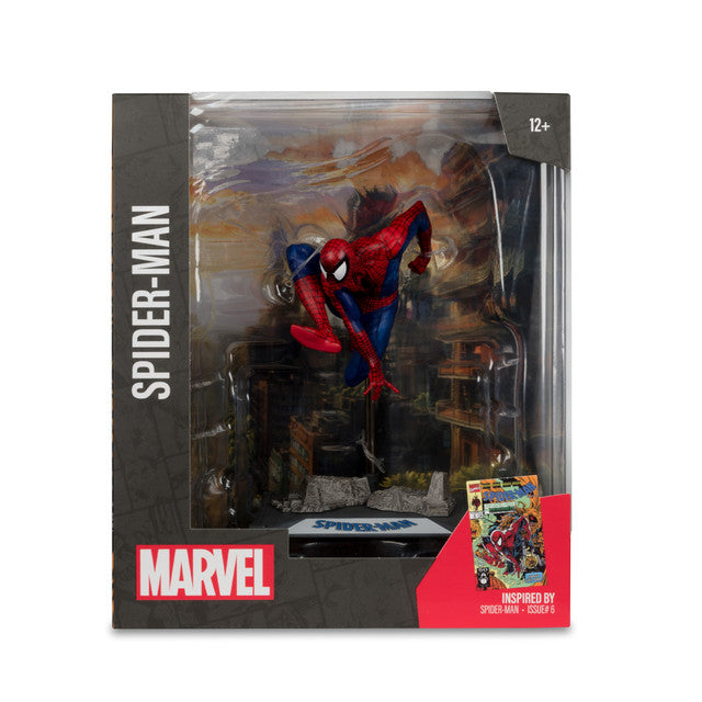 McFarlane Spider-Man (Spider-Man #6) 1:10th Scale Posed Figure w/Scene