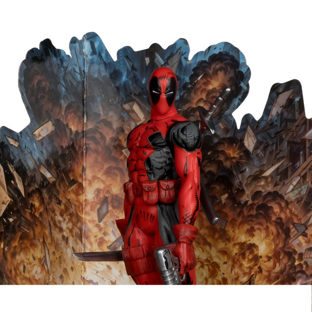 McFarlane Deadpool (The New Mutants #98) 1:10th Scale Posed Figure w/Scene