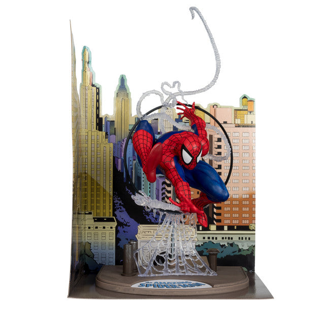 McFarlane Spider-Man (The Amazing Spider-Man #302) 1:6th Scale Posed Figure w/Scene & Comic