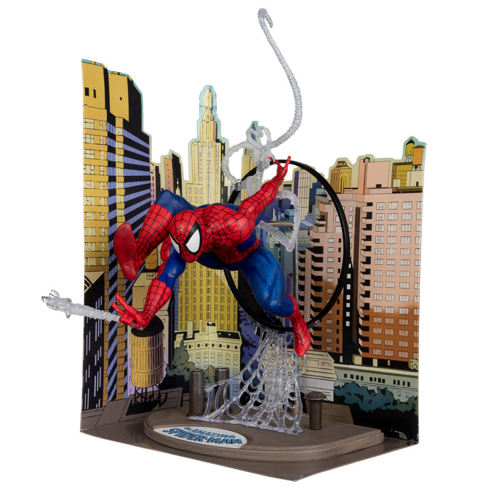 McFarlane Spider-Man (The Amazing Spider-Man #302) 1:6th Scale Posed Figure w/Scene & Comic