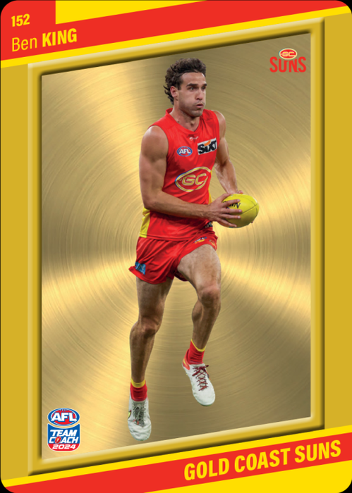 Ben King, 152, Gold Parallel, 2024 Teamcoach AFL