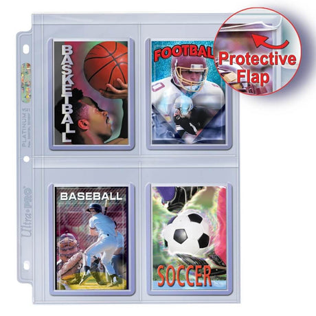 Platinum Page for Toploaders (100ct)