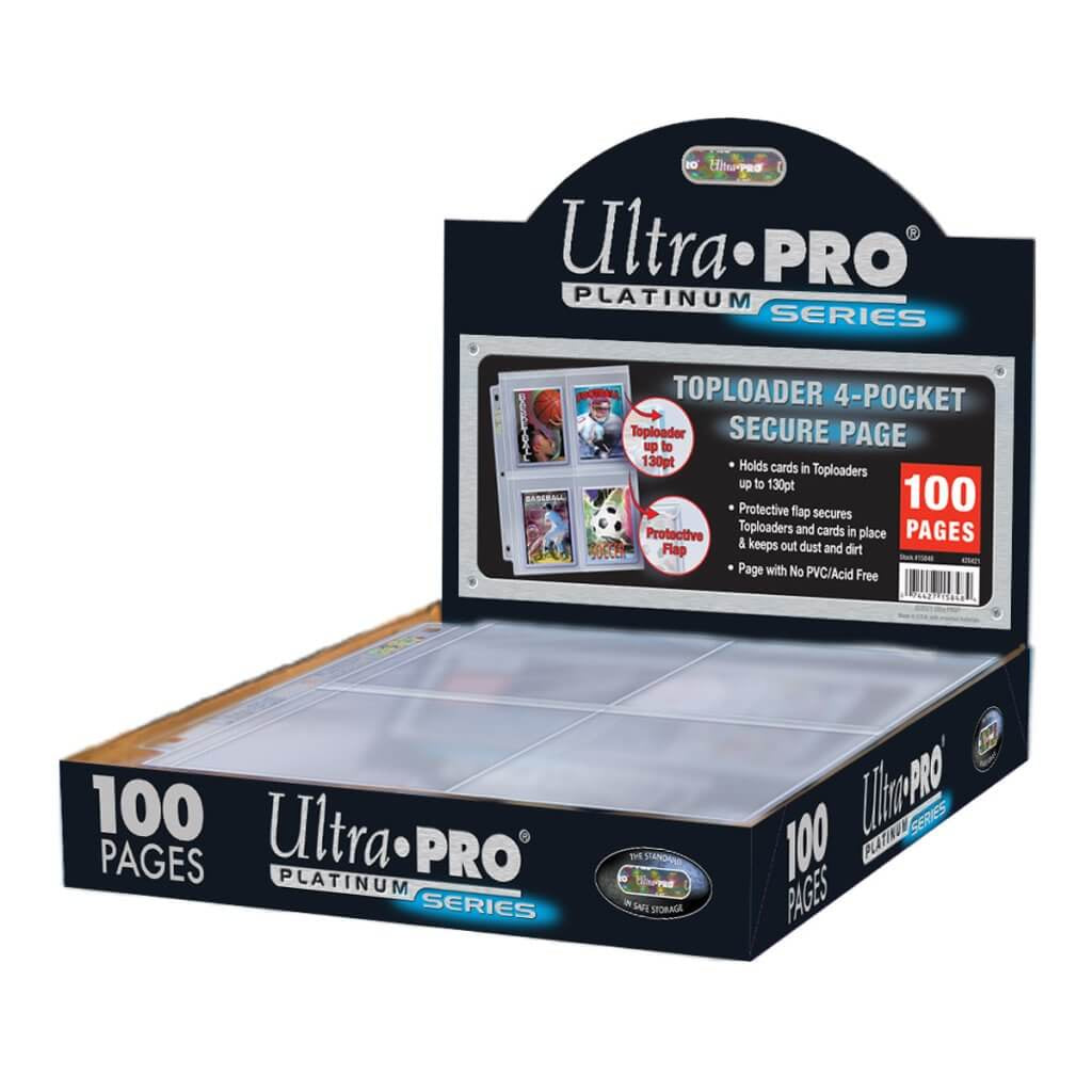 Platinum Page for Toploaders (100ct)