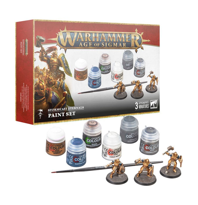 Warhammer Age of Sigmar 60-10, Stormcast Eternals + Paint Set