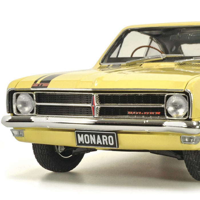 Classic Carlectables Holden HK Monaro GTS 327 Warwick Yellow, 1:18 Scale Diecast Model Car