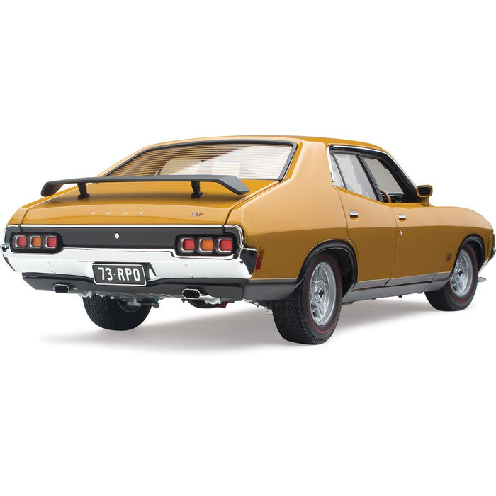 Classic Carlectables Ford XA Falcon RPO83 Sedan Summer Gold, 1:18 Scale Diecast Model Car