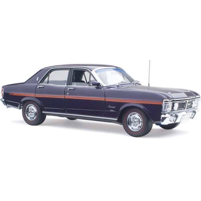 Classic Carlectables Ford XY Fairmont Grand Sport Wild Violet, 1:18 Scale Diecast Model Car