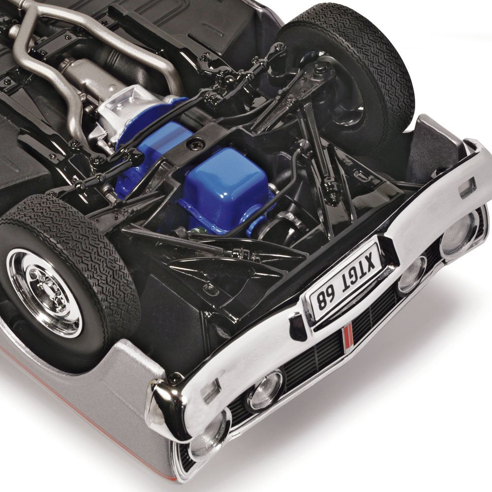 Classic Carlectables Ford XT Falcon GT Frosted Pewter, 1:18 Scale Diecast Model Car