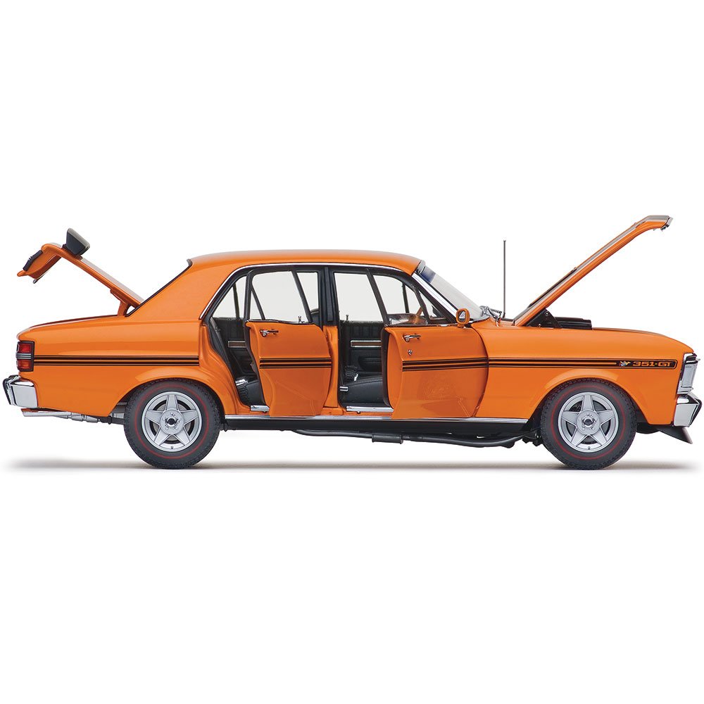 Classic Carlectables Ford XY Falcon GT-HO Phase III Raw Orange, 1:18 Scale Diecast Model Car