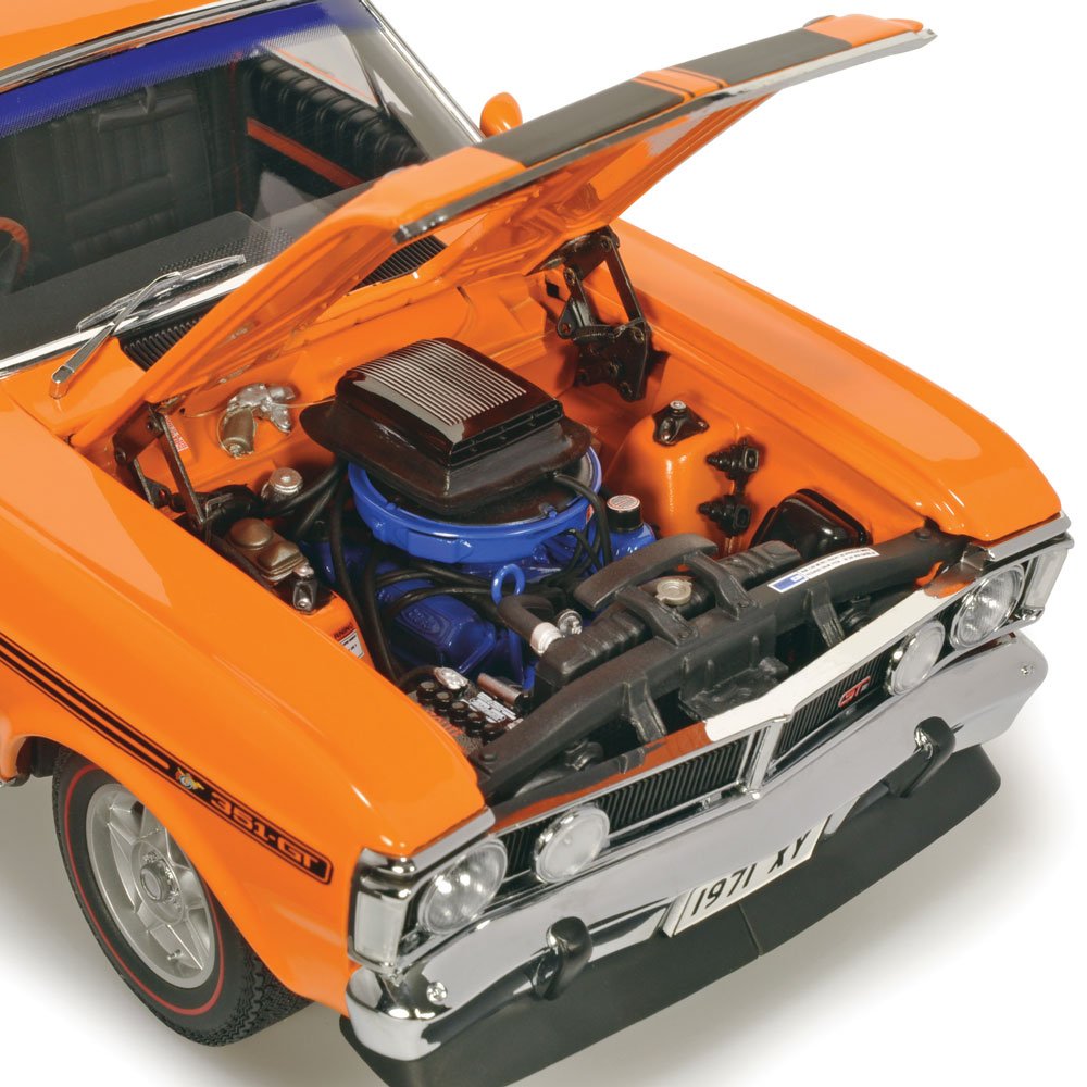 Classic Carlectables Ford XY Falcon GT-HO Phase III Raw Orange, 1:18 Scale Diecast Model Car