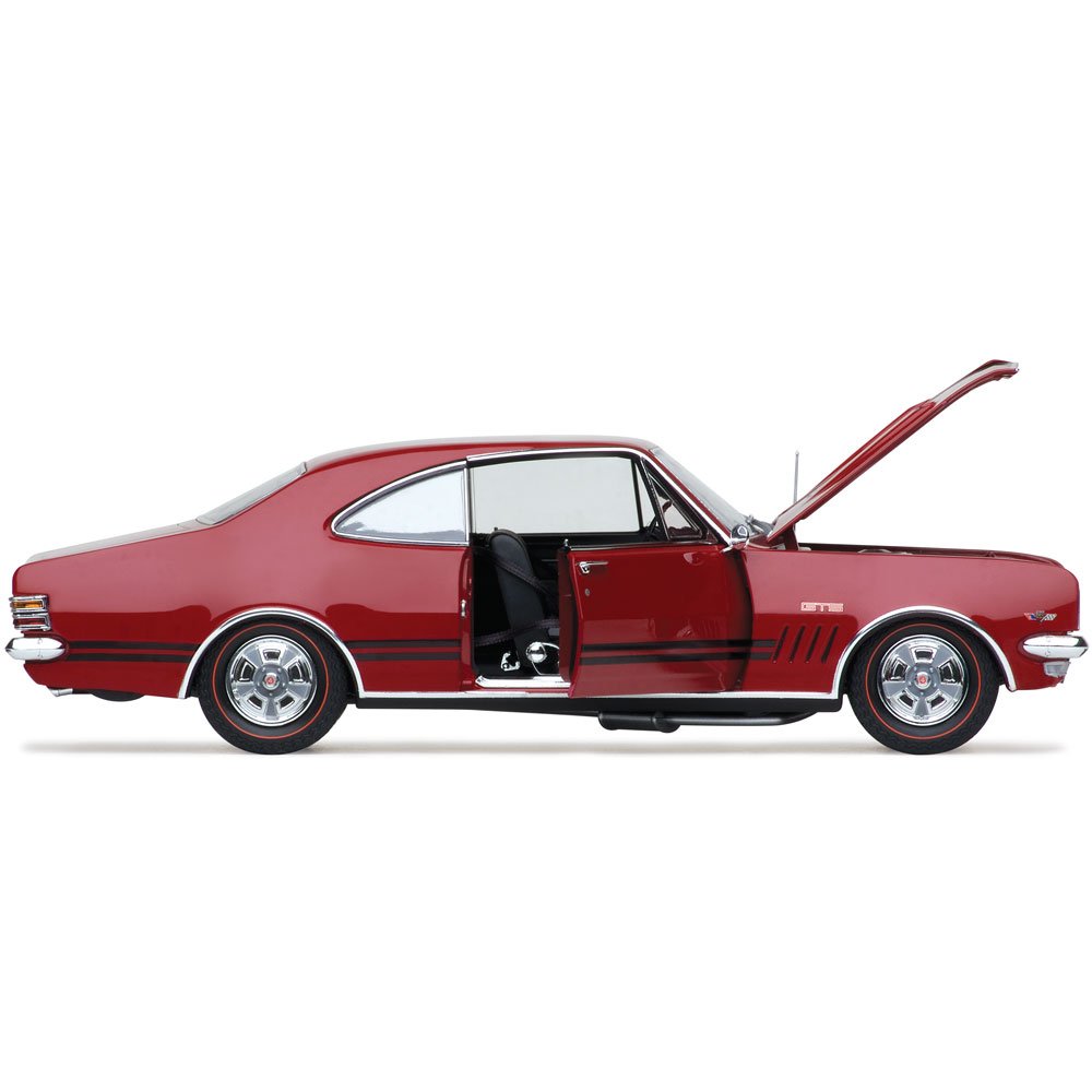 Classic Carlectables Holden HT Monaro GTS 350 Spanish Red, 1:18 Scale Diecast Model Car