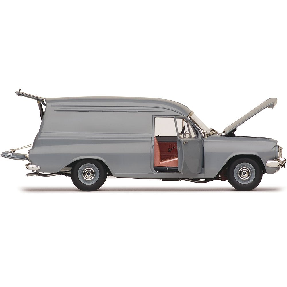 Classic Carlectables Holden EH Panel Van Gundagai Grey, 1:18 Scale Diecast Model Car