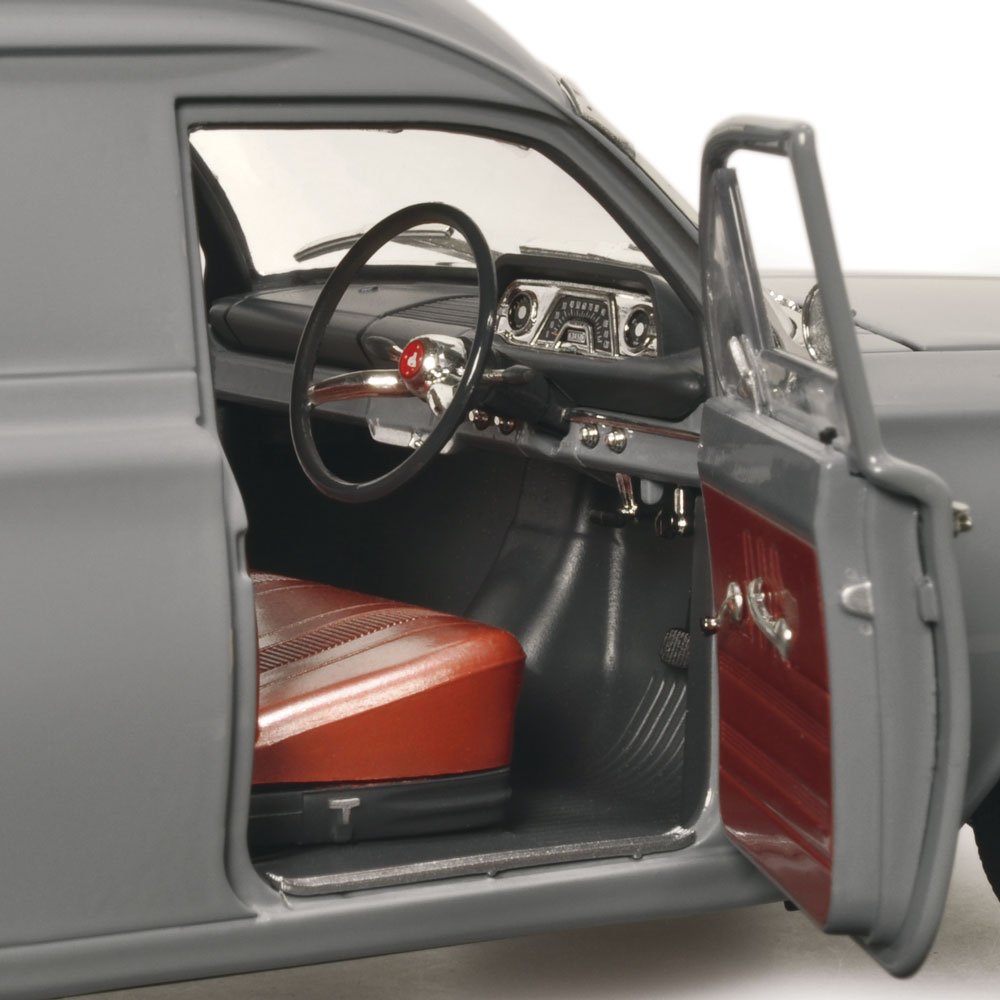 Classic Carlectables Holden EH Panel Van Gundagai Grey, 1:18 Scale Diecast Model Car