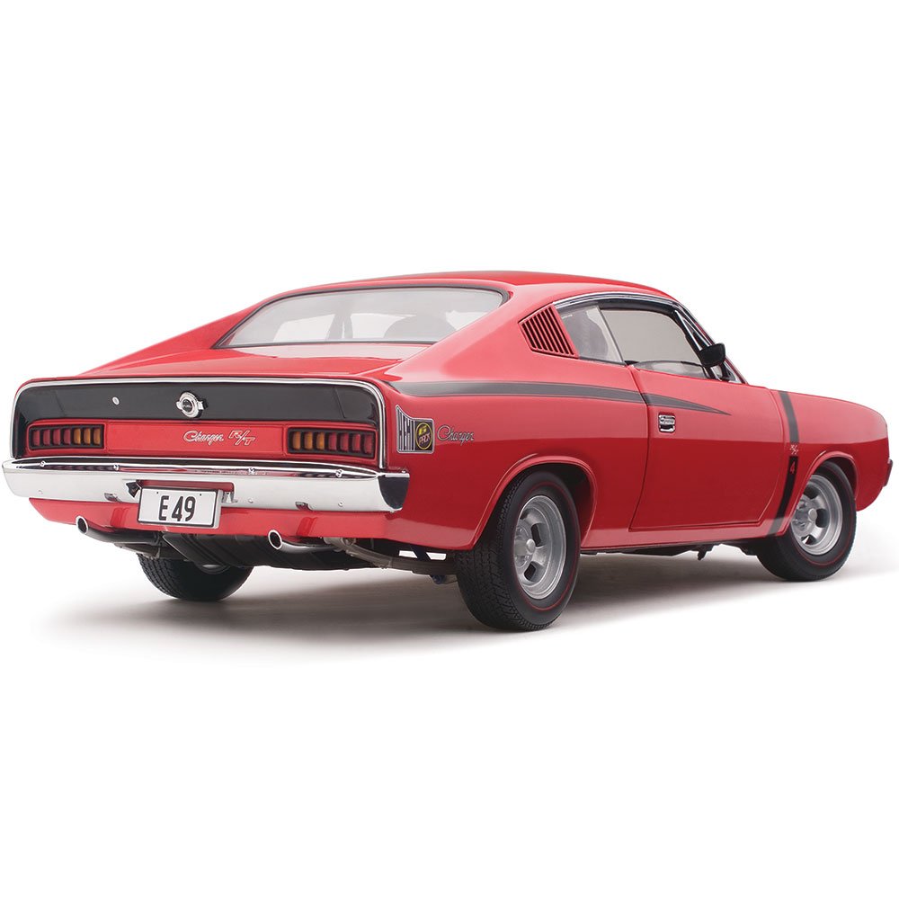 Classic Carlectables E49 Charger Vintage Red E49 'Small Tank', 1:18 Scale Diecast Model Car