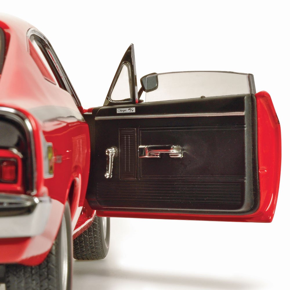 Classic Carlectables E49 Charger Vintage Red E49 'Small Tank', 1:18 Scale Diecast Model Car